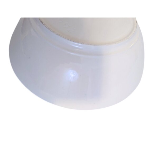 Vintage Hand Painted Ceramic Salad Serving Bowl #744 12" Lemon Motif MCM - Picture 11 of 12